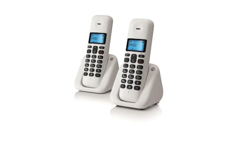Motorola T302 Digital Cordless Telephone - White