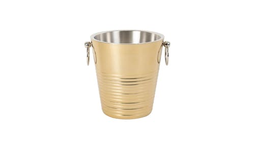 Anton Gold S/S Ribbed Champagne Bucket Vkanch