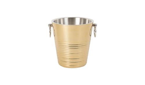Anton Gold S/S Ribbed Champagne Bucket Vkanch