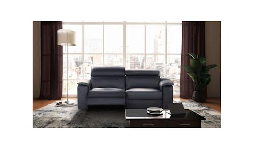 Seattle Italian Made Full Leather Electric 2 Seater Recliner Sofa