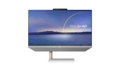Asus Zen AiO (Ryzen 5, 8GB/1TB, Windows 11 Home) 23.8-inch All-in-One Desktop PC - White (M5401WYAT-WA003W)