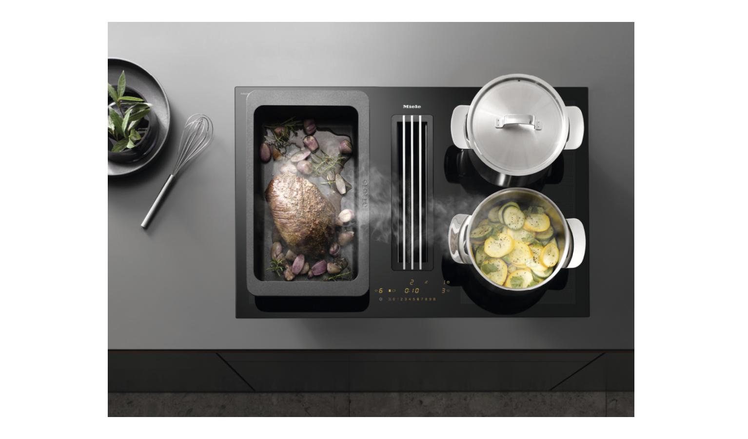 Miele KMDA7476FL Induction Hob Black Harvey Norman Singapore
