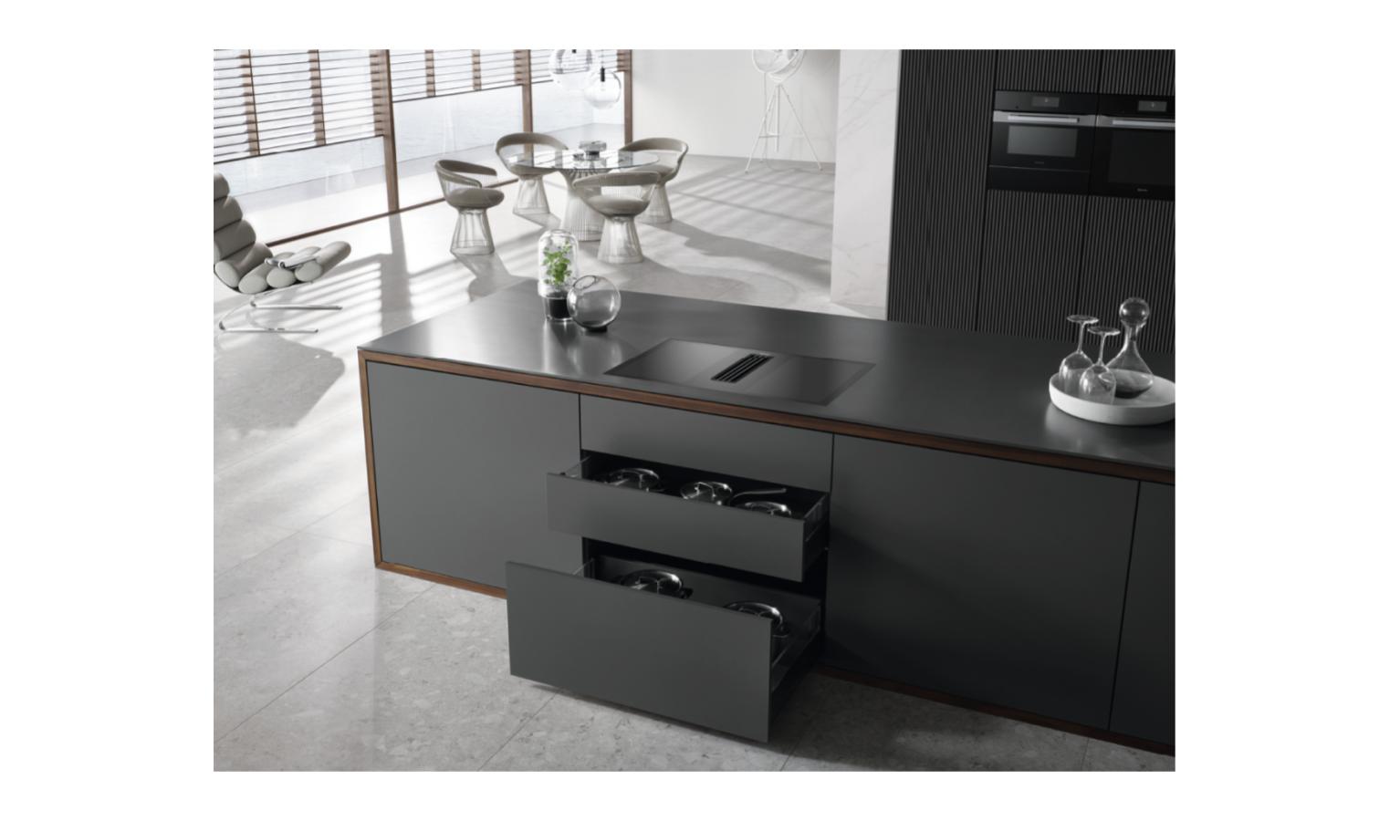 Miele KMDA7476FL Induction Hob Black Harvey Norman Singapore