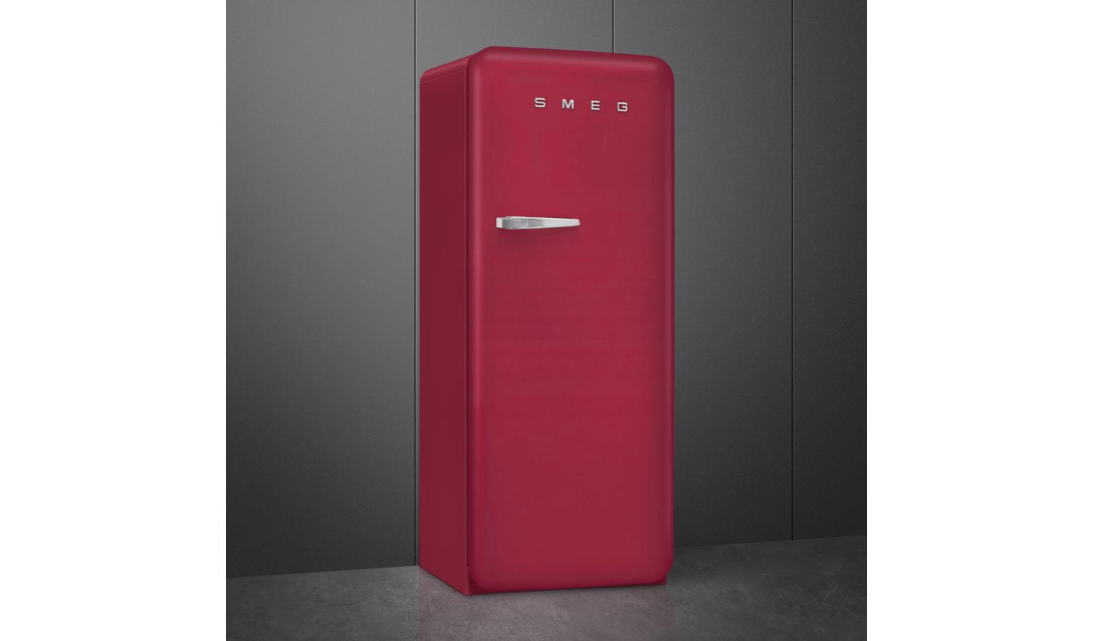 Smeg 270L 50's Style 1Door Free Standing Refrigerator Ruby Red