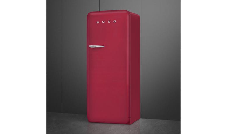 Smeg 270L 50's Style 1-Door Free Standing Refrigerator - Ruby Red (FAB28RDRB5)