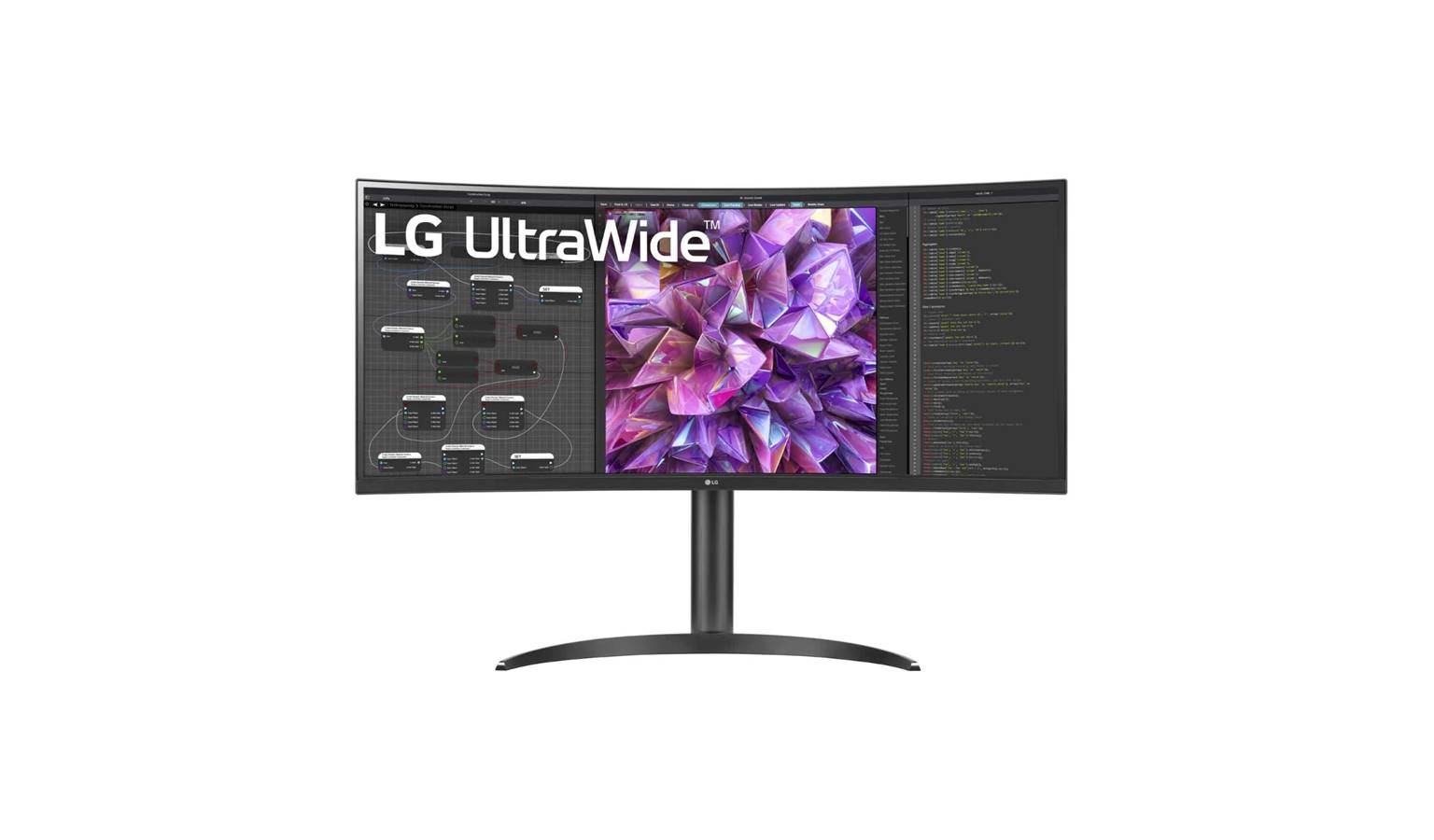 LG 34WQ75CB.Curved UltraWide™ QHD IPS 34Inch Monitor Harvey Norman