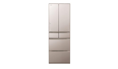 Hitachi R-HW540RS-XN 416L 6-Doors Refrigerator - Crystal Champagne
