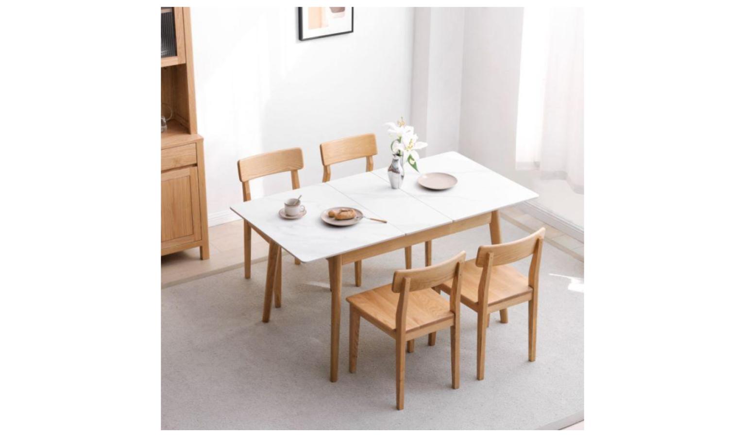 Slate top dining table and chairs sale