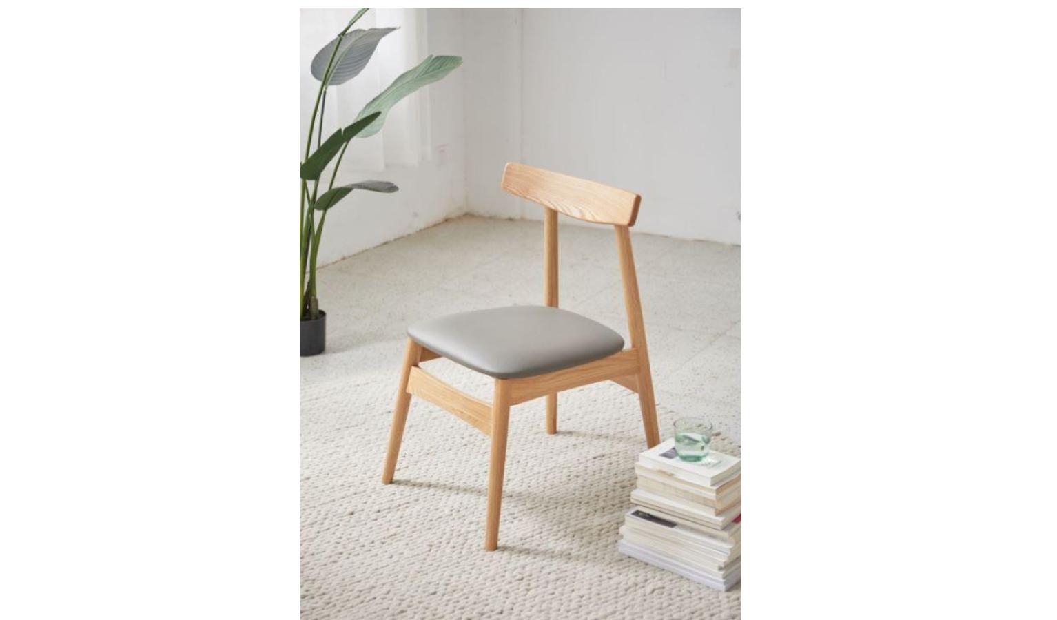 Xenith Dining Chair with Faux Leather Seat Cover