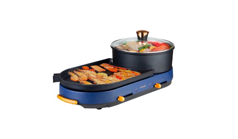 Mayer Multi-Functional Hot Pot with Grill MMHPG5 - Dark Blue