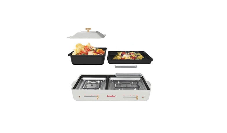 EuropAce Large Hot Pot with Grill ESB7308A
