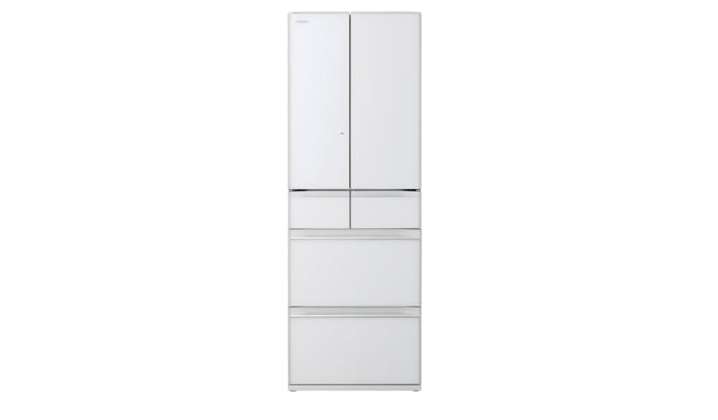 Hitachi 475L 6 Doors Refrigerator - Crystal White (R-HW620RS-XW)