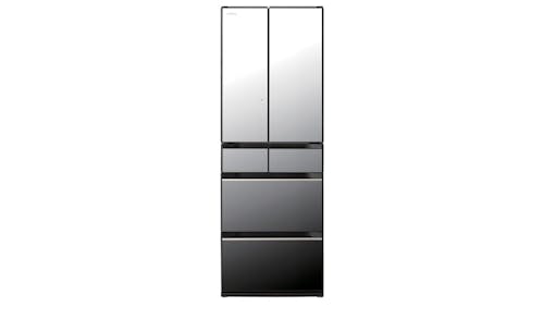 Hitachi R-HW620RS-X 475L 6 Doors Refrigerator - Crystal Mirror