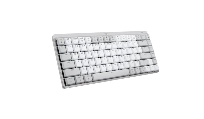Logitech MX Mechanical Mini Wireless Keyboard for Mac - Pale Gray Tactile Quiet