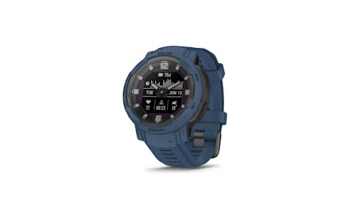 Garmin Instinct Crossover Smartwatch Solar Edition (45mm) - Tidal Blue