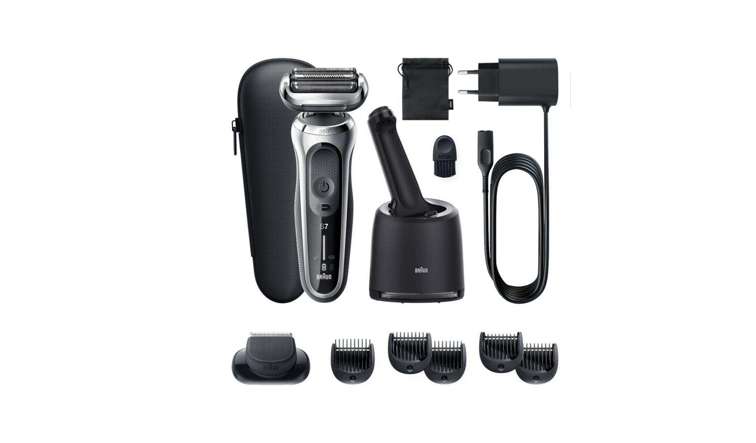 Braun Series 7 71-S7500cc Wet & Dry Shaver with SmartCare Center