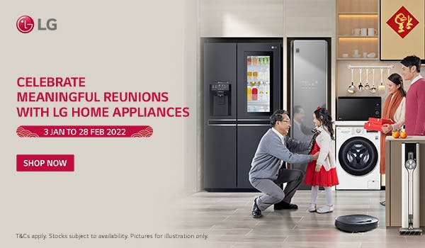 LG Home Appliances (10 Jan - 28 Feb 2022) - Promo Banner