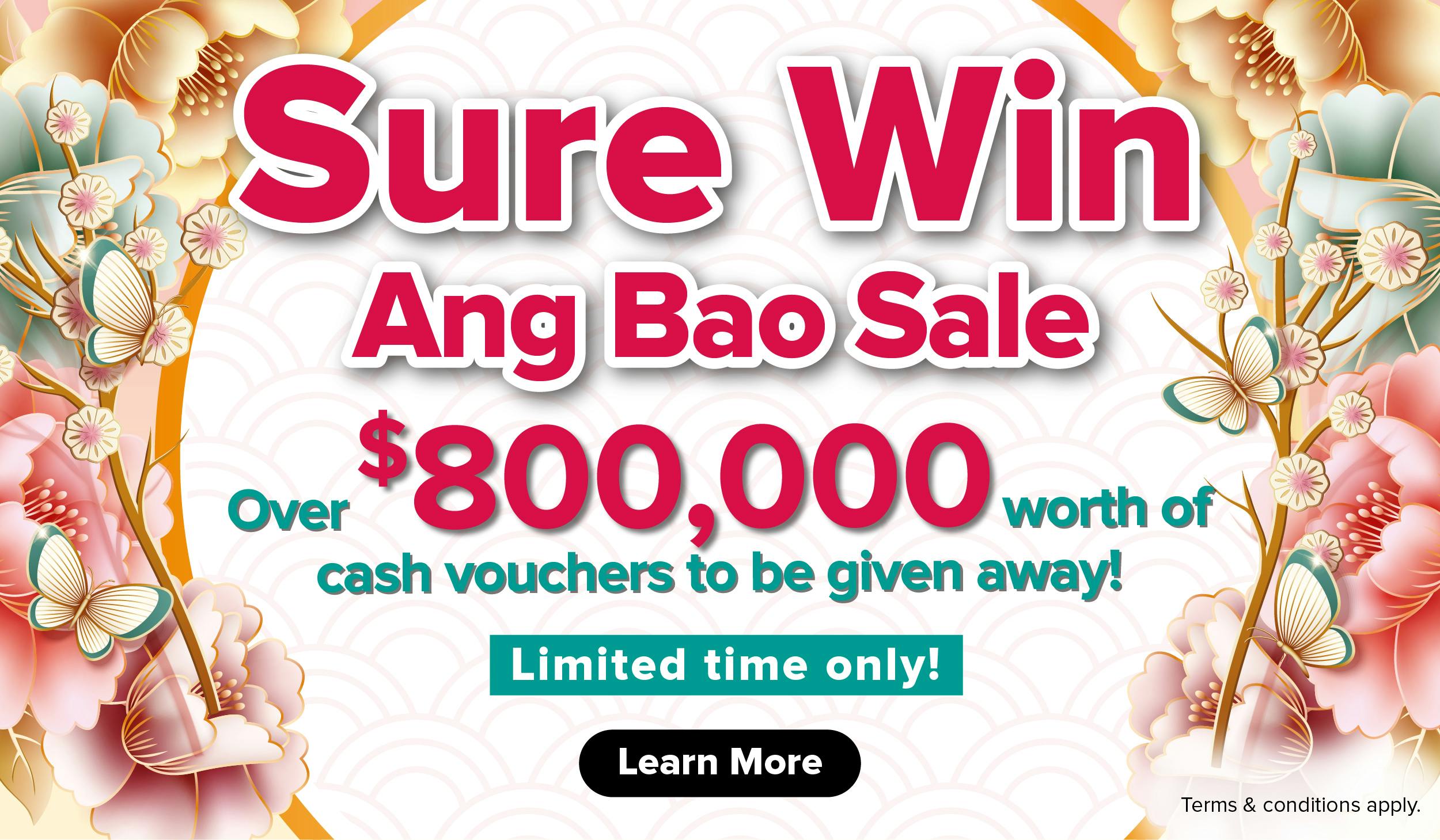 Sure Win Ang Bao Sale (6 to 19 Jan 2022) - Promo Banner