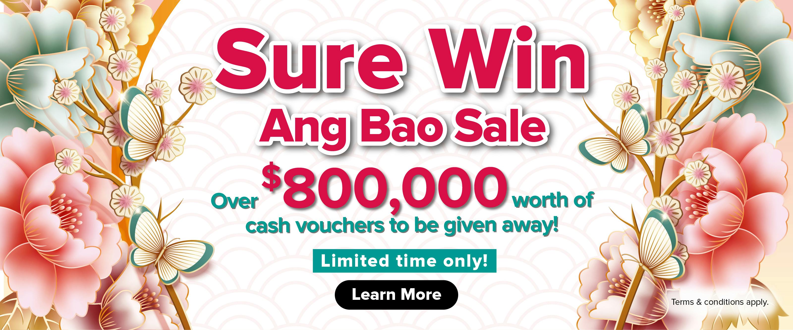 Sure Win Ang Bao Sale (6 to 19 Jan 2022) - Mobile Banner
