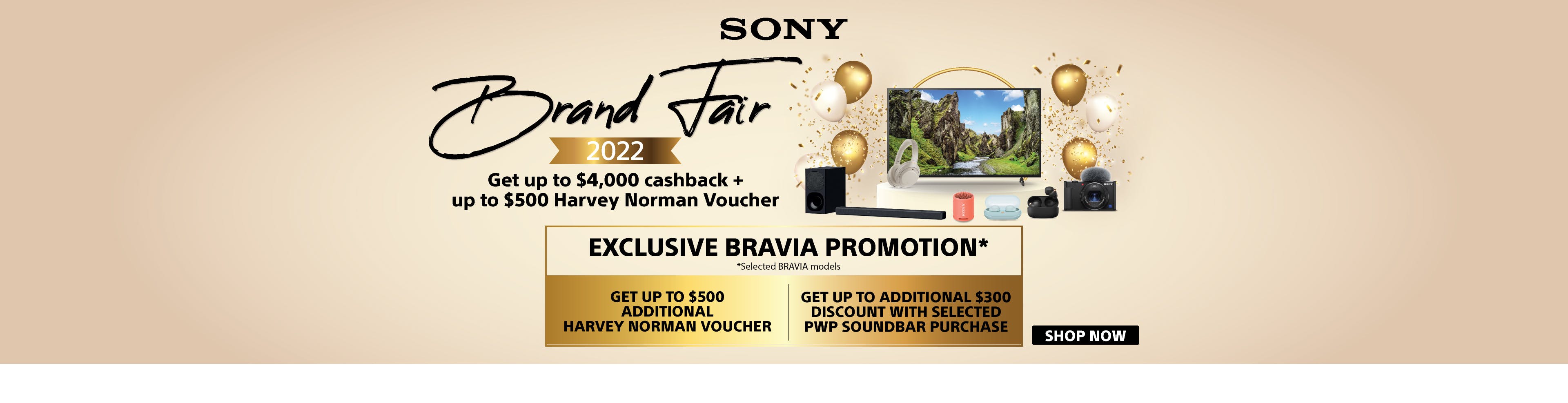 Sony AV Brand Fair (17-23 Jan 2022) - Desktop Homepage Banner