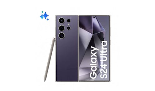 Samsung Galaxy S24 Ultra AI Phone Android Smartphone (12GB/512GB) - Titanium Violet (SM-S928BZVQXME)