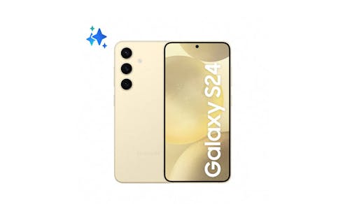 Samsung Galaxy S24 AI Phone Android Smartphone (8GB/256GB) - Amber Yellow (SM-S921BZYCXME)
