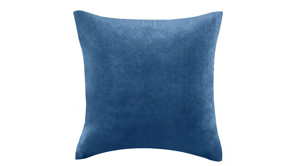 Aria Velvet Cushion - 55x55cm - Navy