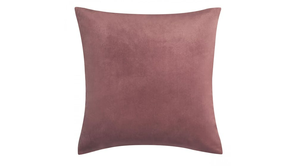 Aria Soft Berry Velvet Cushion - 55x55cm