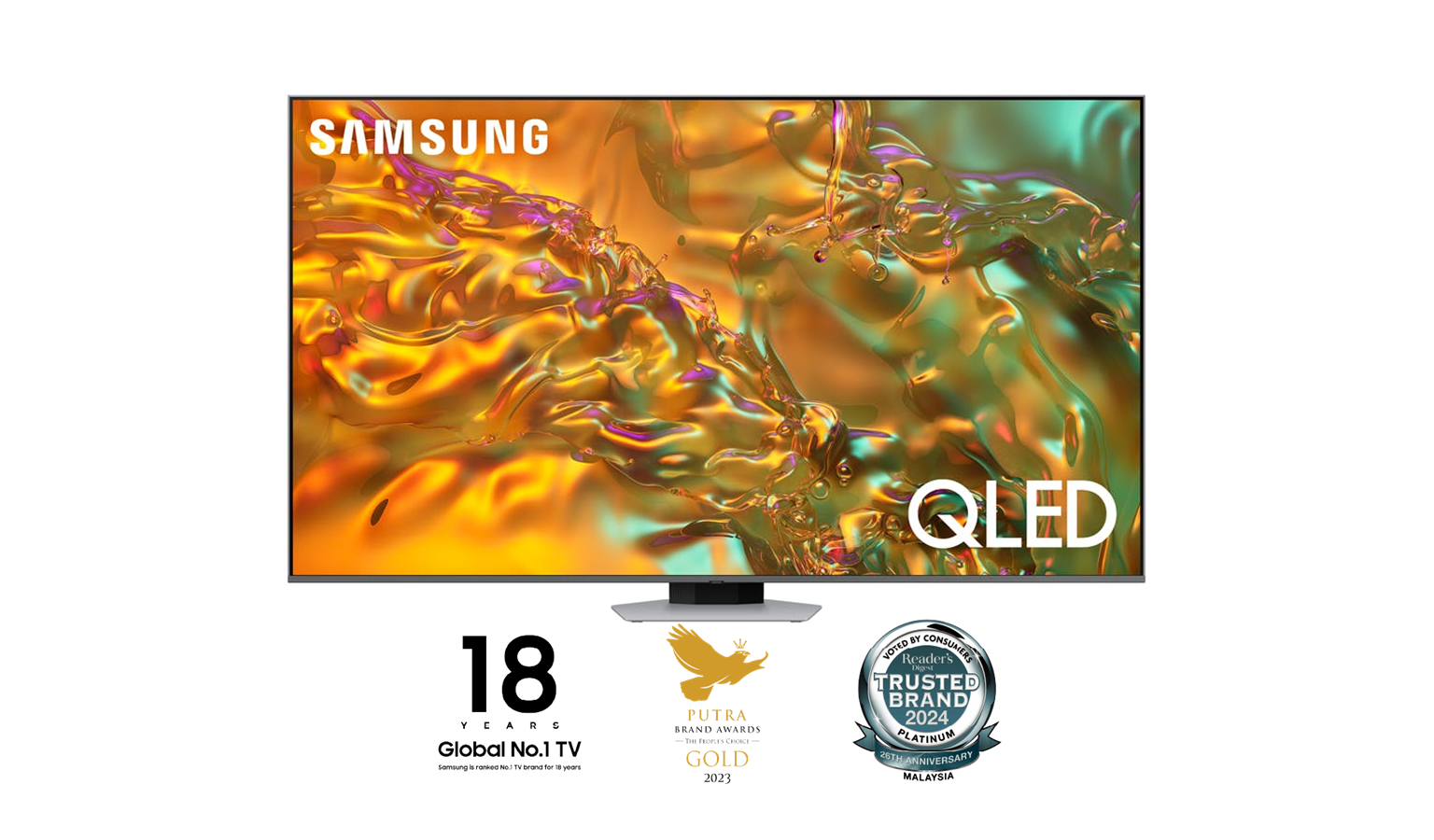 Samsung 65-Inch QLED 4K AI TV Q80D (2024)