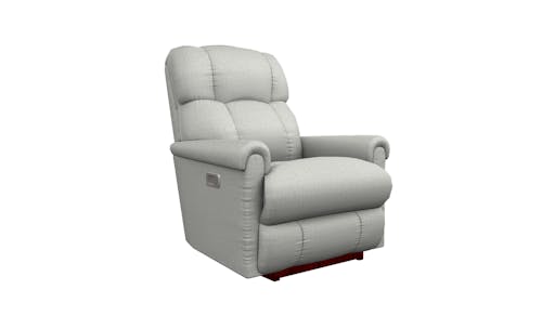 ​La-Z-Boy 1H512 Pinnacle XR+ Fabric Power Recliner with Wireless Remote - Silver
