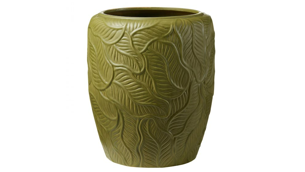 Leaf Planter - Large - Olive