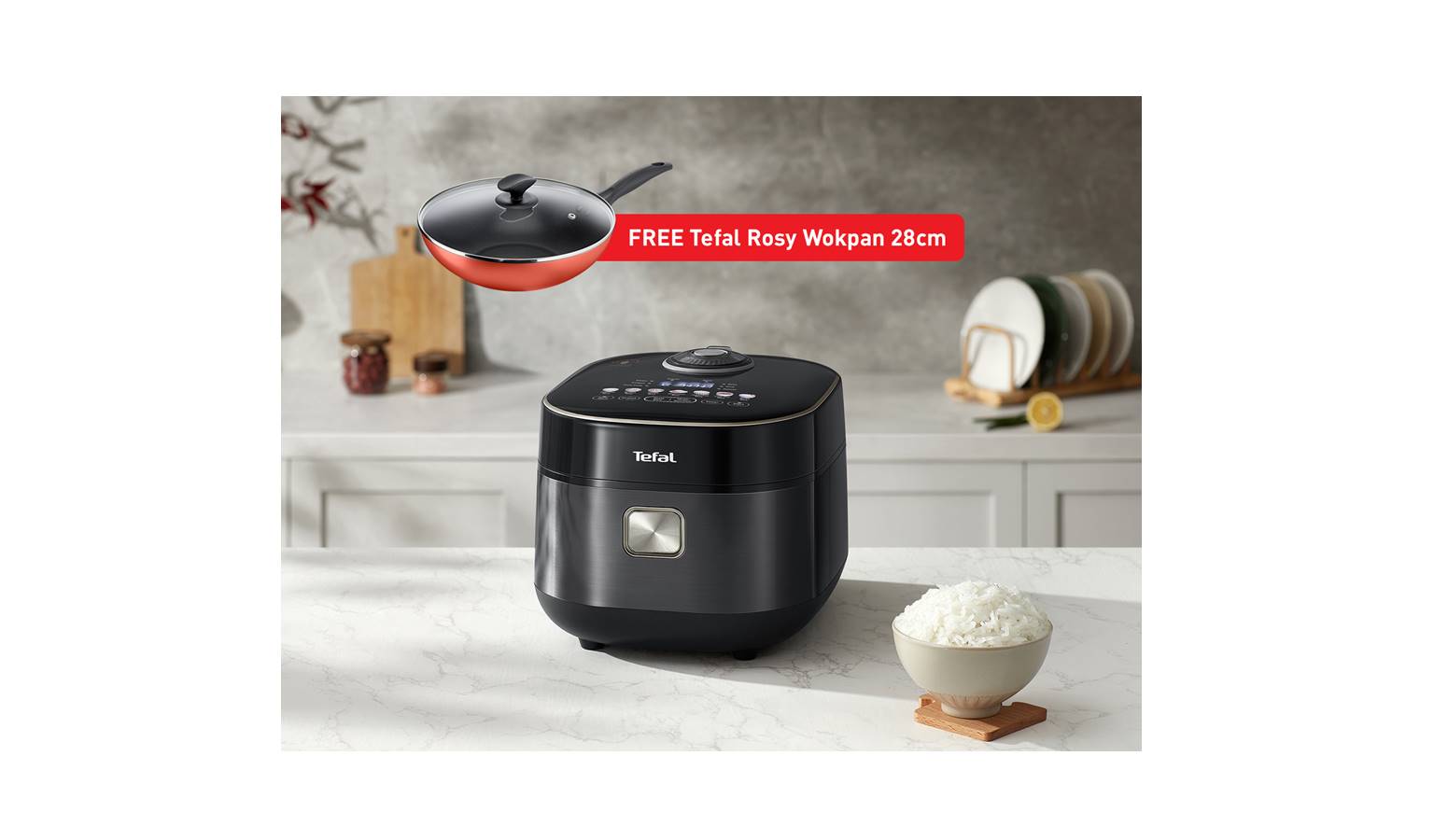 Tefal Far Infrared IH Rice Cooker 1.5L RK8868 Harvey Norman Malaysia