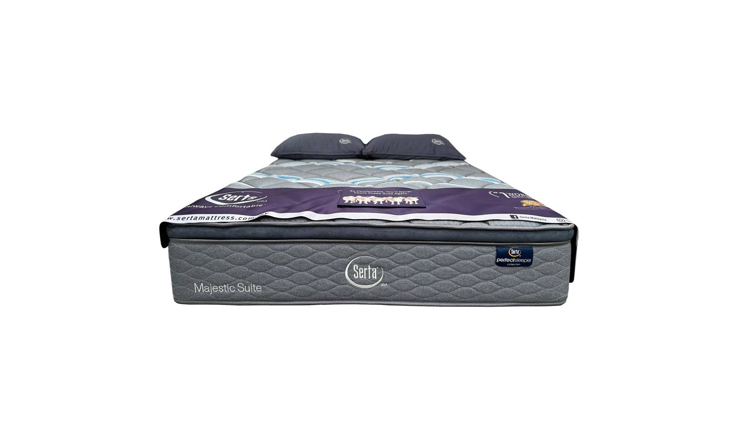 Serta Majestic Suite Mattress Super King Size Harvey Norman Malaysia