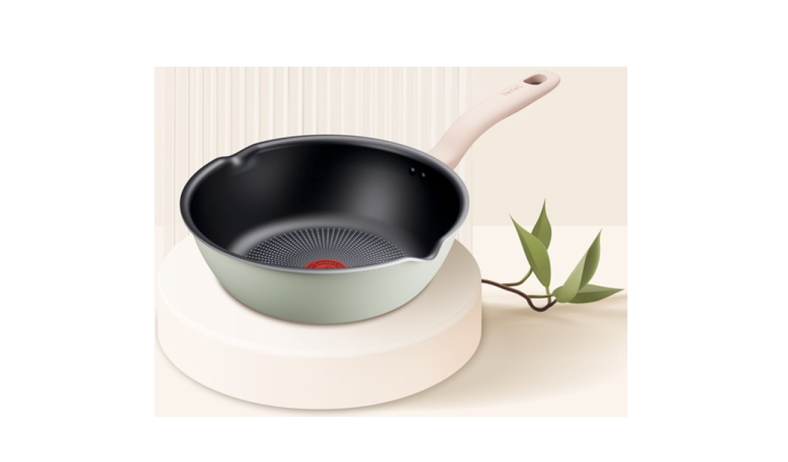 Tefal So Matcha 28 cm Deep Frypan - Light Green (G1796695)-3