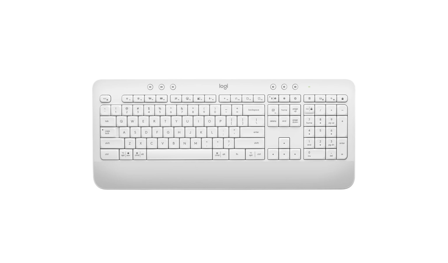 Logitech K650 Signature Keyboard - White (97855179586)