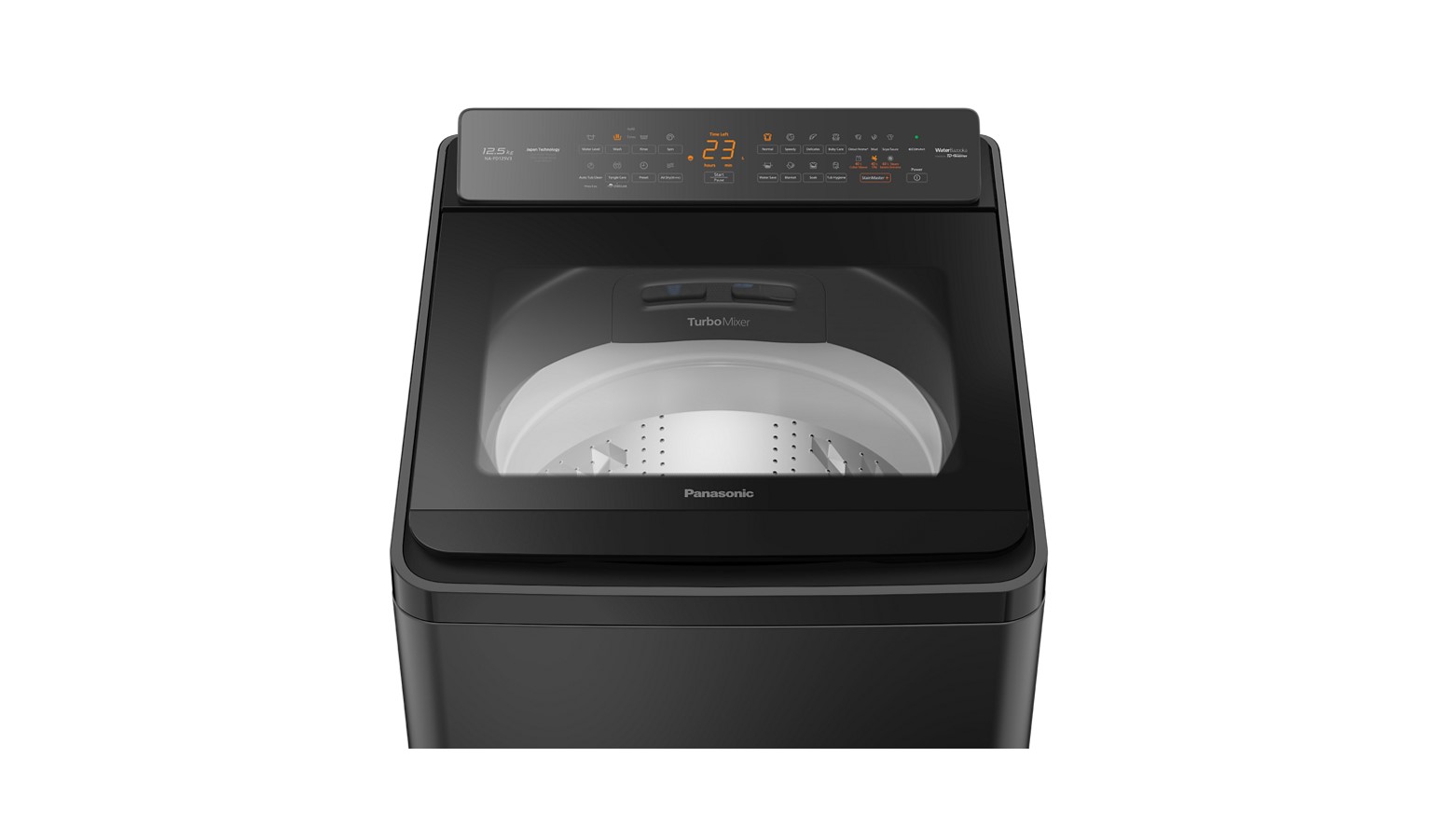 Panasonic 12.5KG Top Load Washing Machine - Black Silver (NA-FD125V3BT)_6