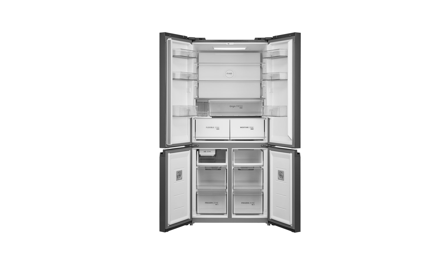 Toshiba 580L French Door Dual Inverter Refrigerator - Black Glass (GR-RF665WIA-PGY(22))_4