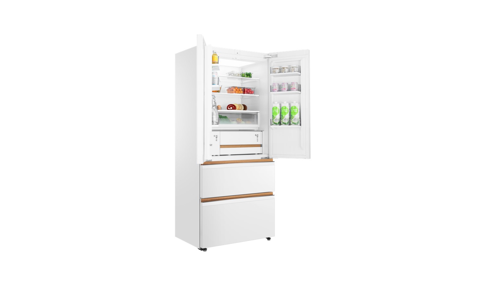 Toshiba 580L Multi Door Japandi Refrigerator Fridge - Fuji White (GR-RF690WI-PGY(67))_03