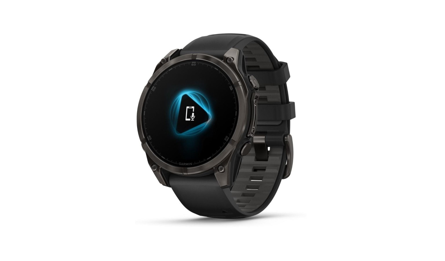 Garmin Fenix 8 Amoled Smartwatch 47mm - Carbon Gray DLC Titanium with Black/Pebble Gray Silicone Band (010-02904-29)_1