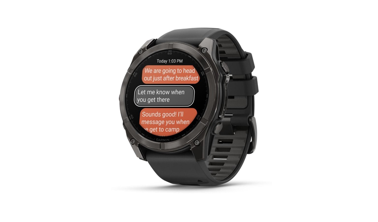 Garmin Fenix 8 Amoled Smartwatch 51mm - Carbon Gray DLC Titanium with Black/Pebble Gray Silicone Band (010-02905-63)_2