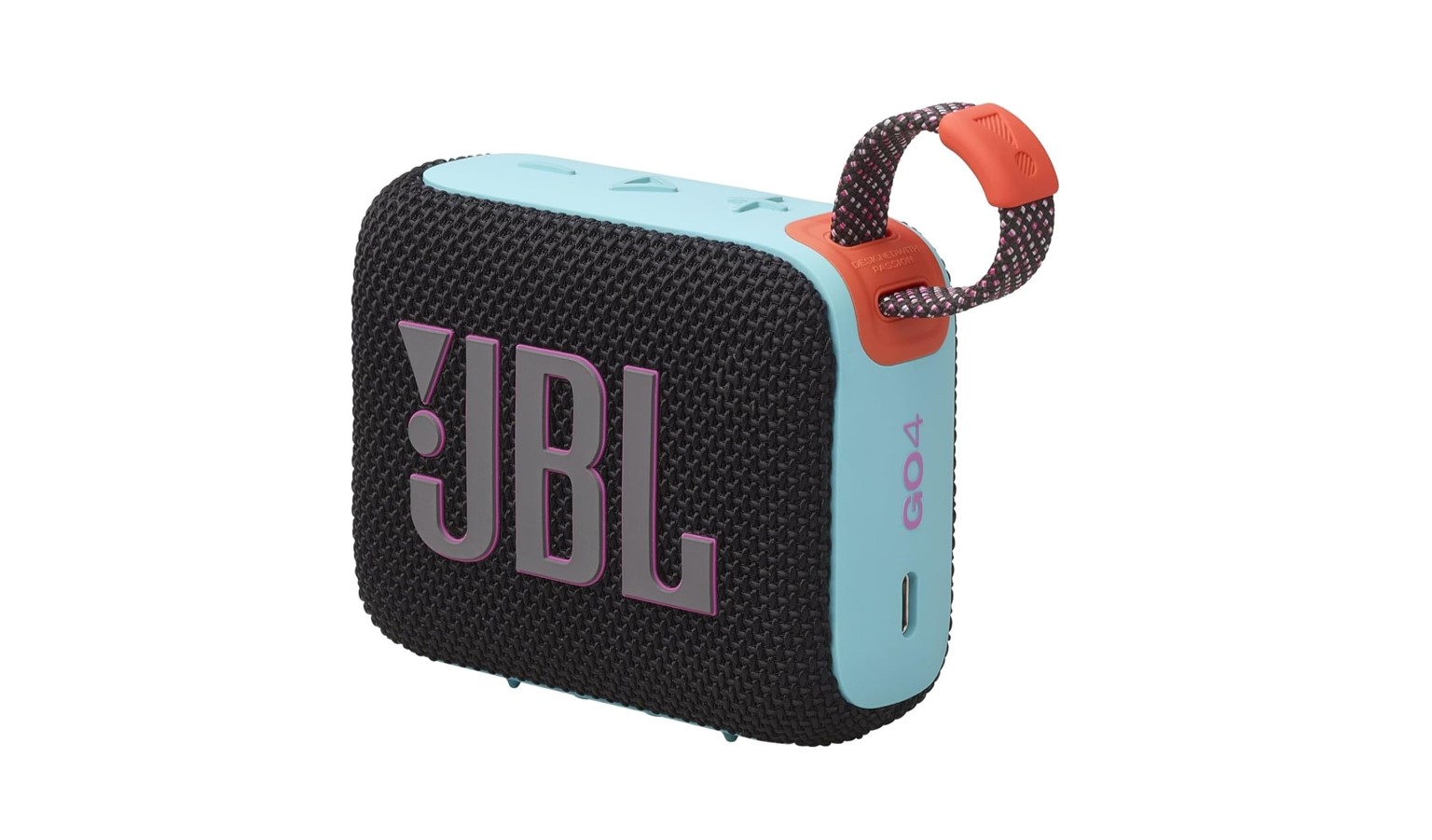 JBL Go 4 Ultra Portable Bluetooth Speaker - Black/Orange