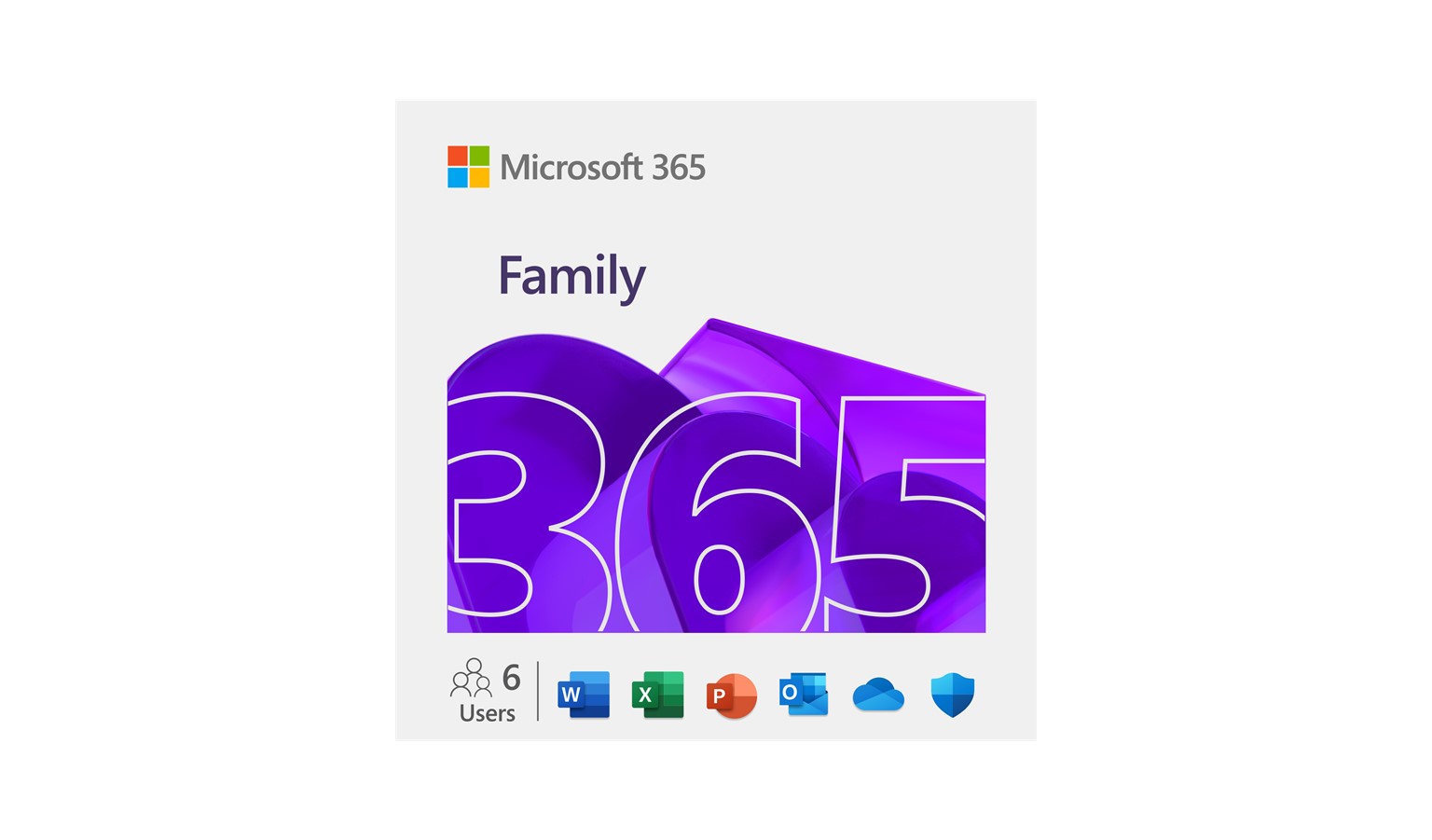 Microsoft 365 Family | Digital Download | 12-month Subscription | Up to 6 People | 1TB Cloud Storage Per Person