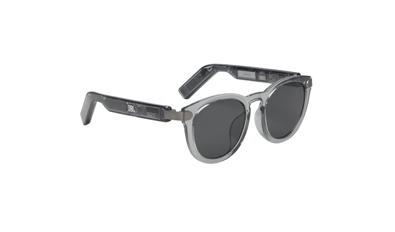 JBL Soundgear Frames Round Sunglasses - Onyx (JBLSNDGEARFMSRONX)