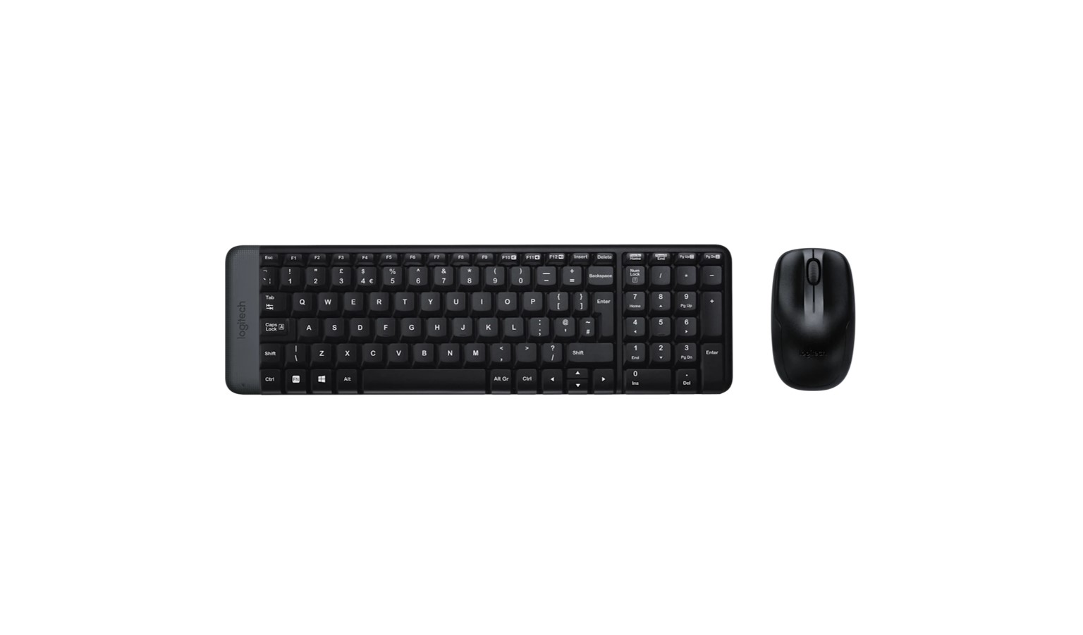 Logitech MK220 Wireless Keyboard and Mouse Combo - Black (920-003235)