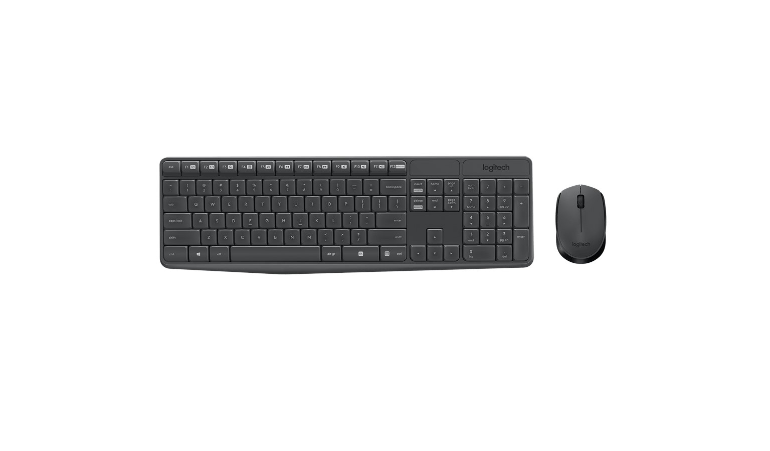 Logitech MK235 Wireless Keyboard and Mouse Combo - Black (920-007937)