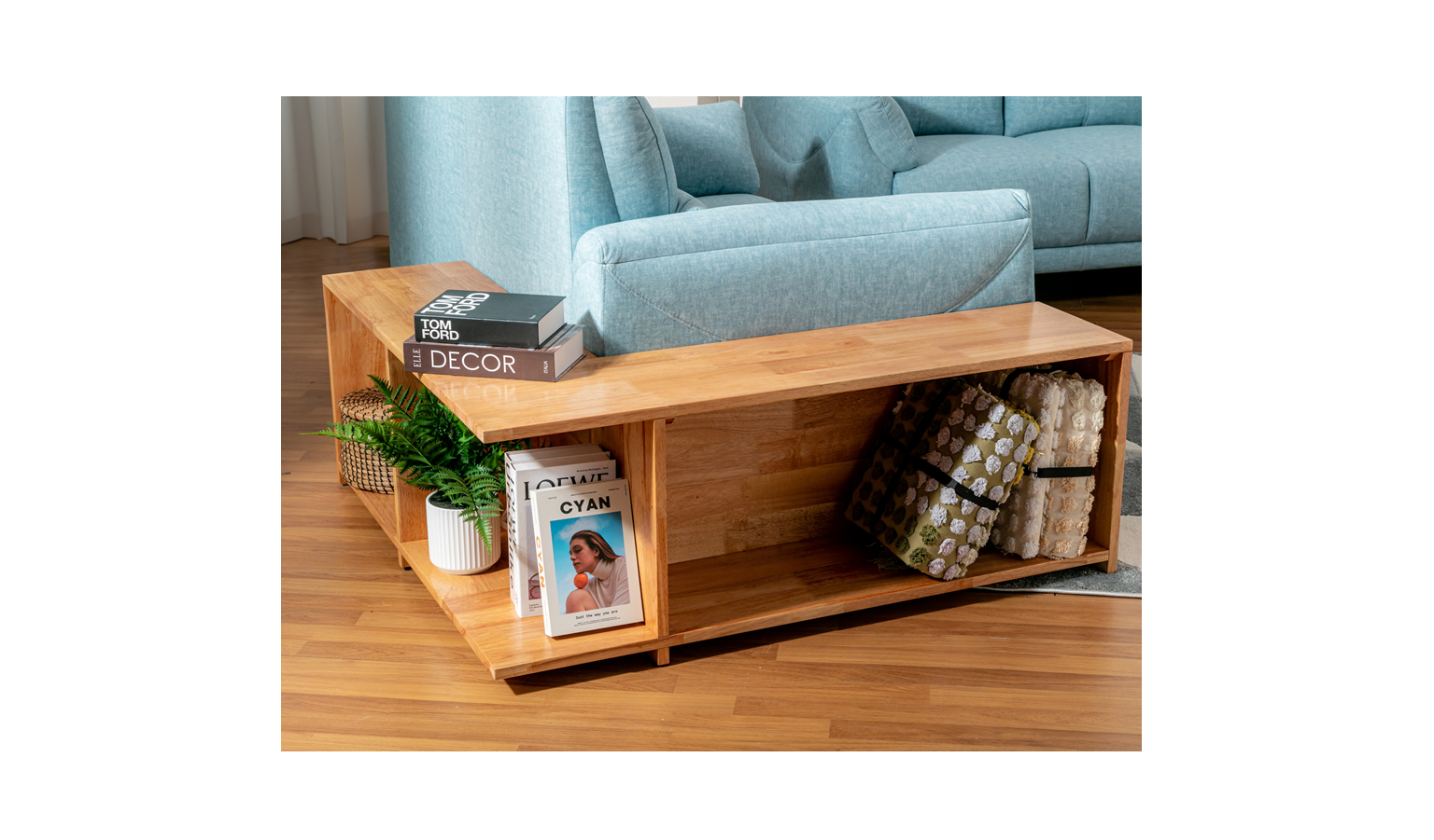 LS1 L-Shape Wooden Shelving