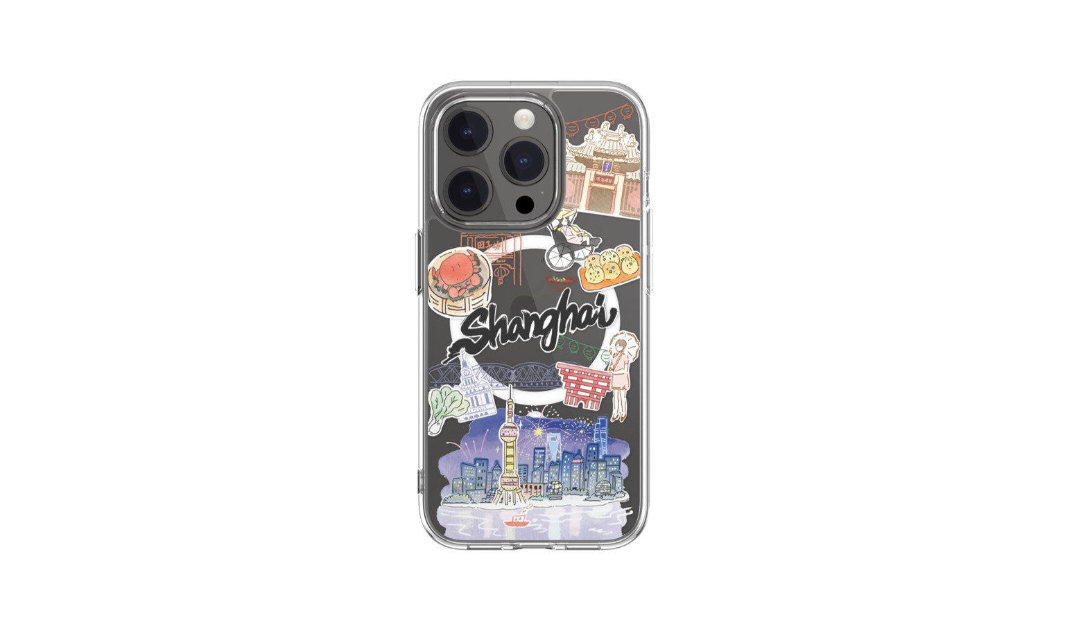 SwitchEasy City M 6.1-Inch iPhone 15 Pro MagSafe Case - Shanghai (SPH56P186SH23)