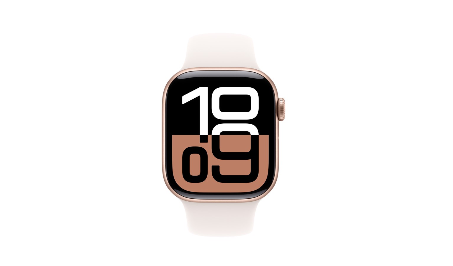 Apple Watch Series 10 (GPS) 42mm - Rose Gold Aluminium Case with Light Blush Sport Band - S/M (MWWH3ZP/A)_1