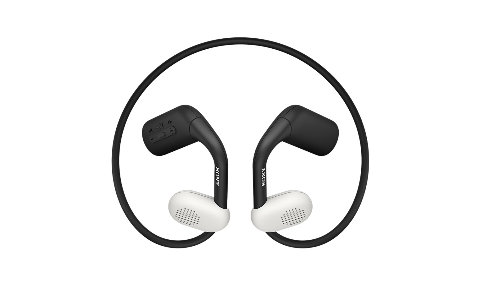 Sony Float Run Open-Ear Wireless Headphones - Black (WI-OE610/B)