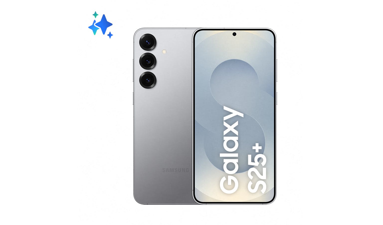 Samsung Galaxy S25+ AI Phone Android Smartphone - Silver Shadow